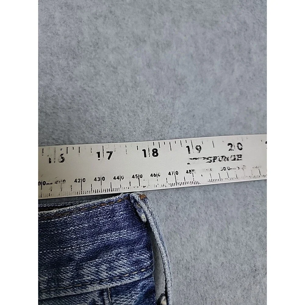 Vintage Levis 569 Jeans Mens 34x30 (36x29) Loose‎ Baggy Straight Distressed Blue